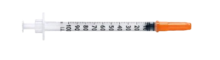 1.0ml (100 единици) спринцовка